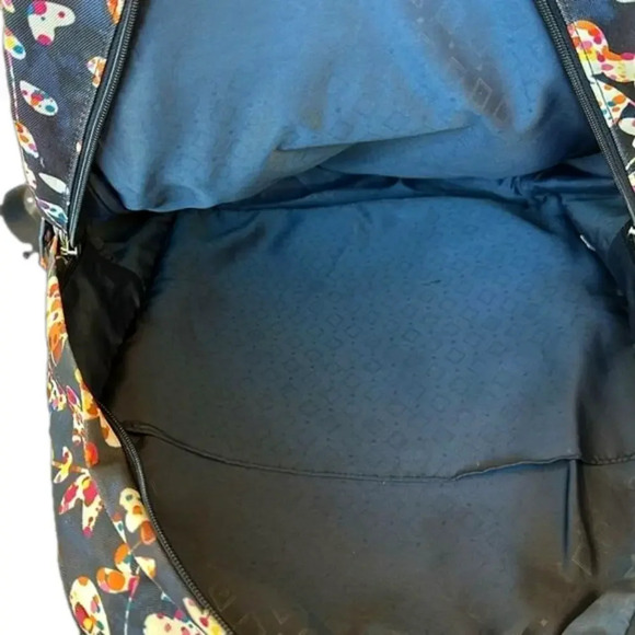 Vera Bradley *RETIRED PATTERN* Cut Vines Lighten Up Grand Backpack Floral Navy